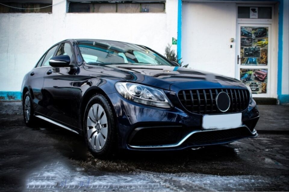 Mercedes-Benz C Serisi W205 Makyajsız GTR Panjur Piano Black