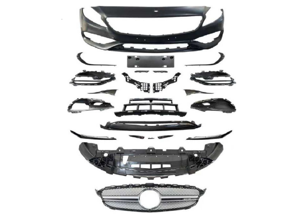 Mercedes-Benz A Serisi W176 2012-2018 A45 Ön Tampon ve Panjur Seti