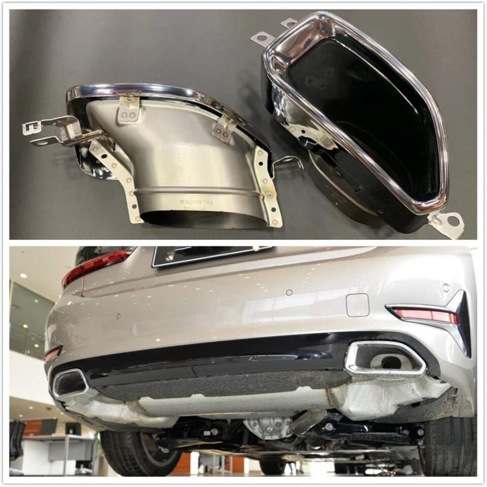 BMW 3 Serisi G20 3.40 M-Tech Egzoz Seti Silver
