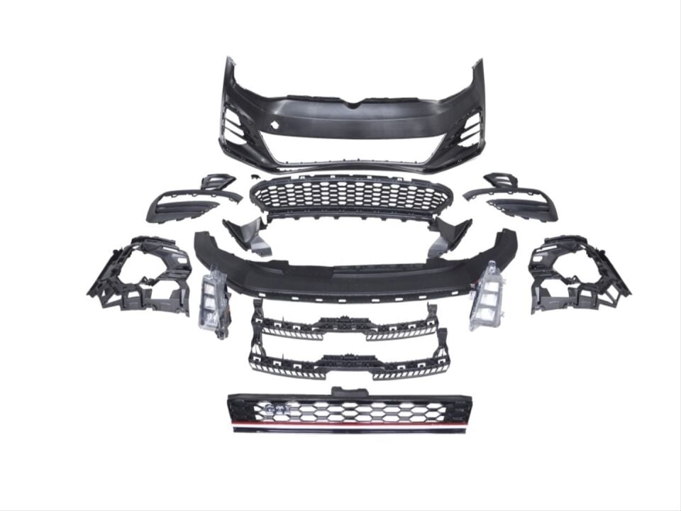 Volkswagen Golf 7 2013-2017 Makyajlı Kasa (7.5) GTI Dönüşüm Body Kit (Full Ön Set)