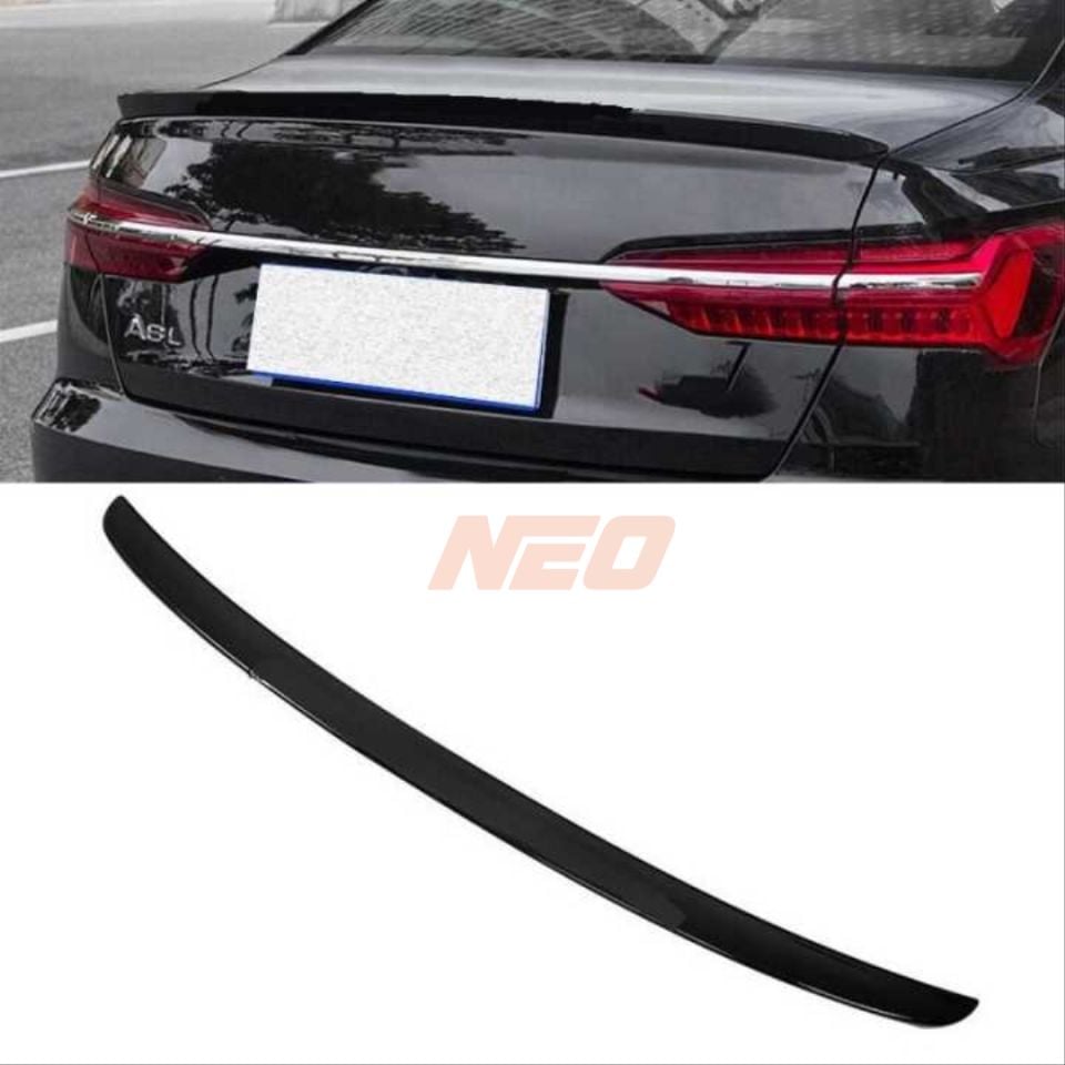 Audi A6 C8 2019+ S-Line Piano Black Bagaj Spoyleri