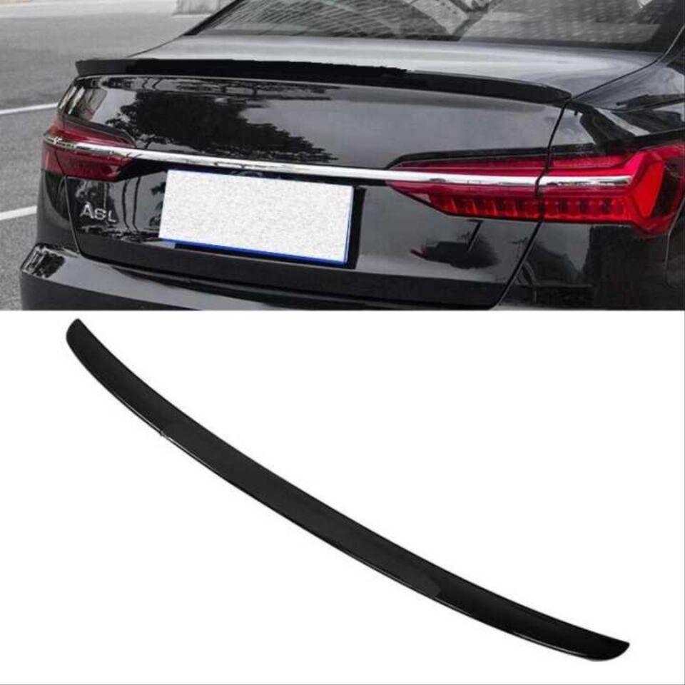 Audi A6 C8 2019+ S-Line Piano Black Bagaj Spoyleri