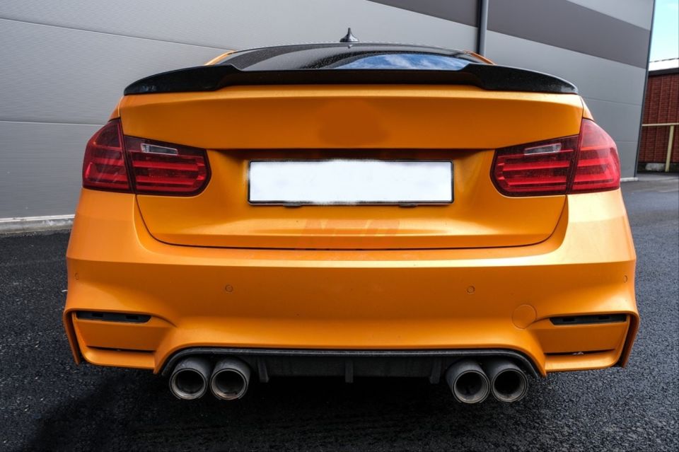 BMW 3 Serisi F30 M4 Spoiler - Piano Black (2012-2018)