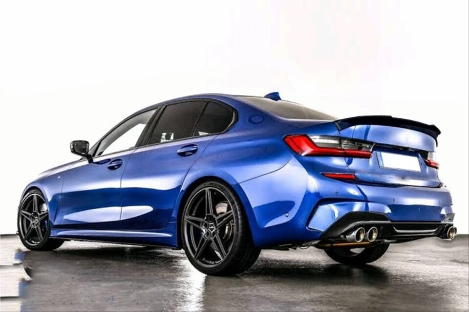 BMW 3 Serisi G20 Kalın Tip Spoiler - Piano Black