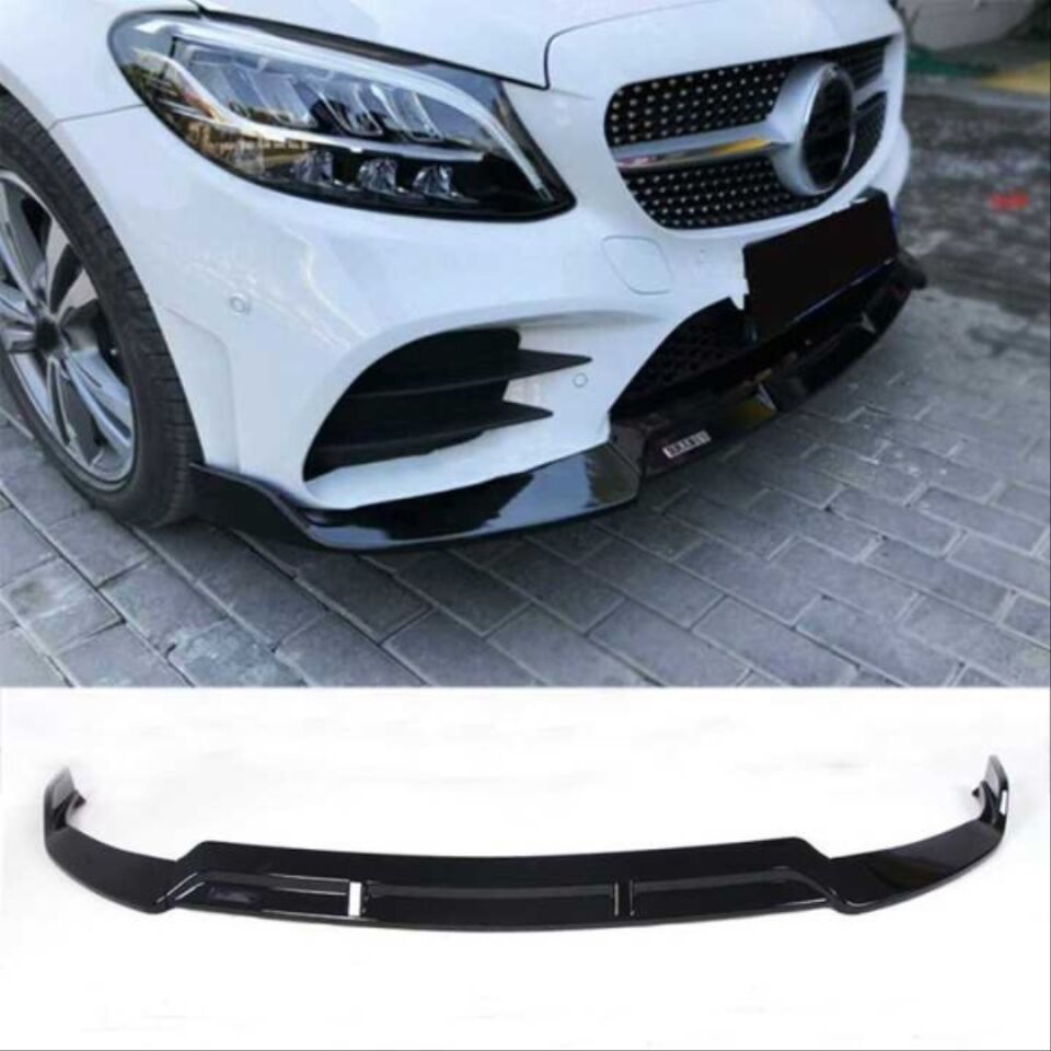 Mercedes-Benz C Serisi W205 2019-2021 Makyajlı Brabus Ön Lip Piano Black