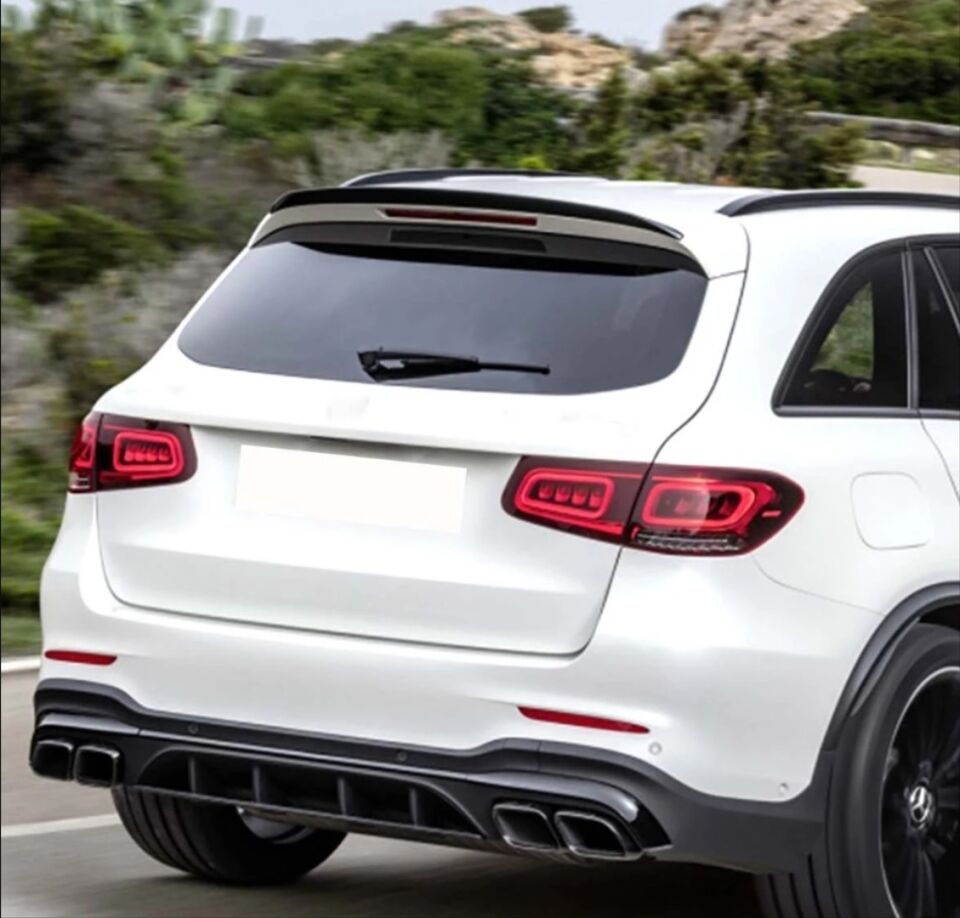 Mercedes GLC X253 Facelift GLC43 Tavan Spoyleri Piano Black