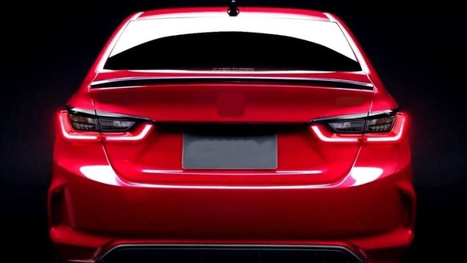 Honda City (2021+) RS Bagaj Spoiler Piano Black
