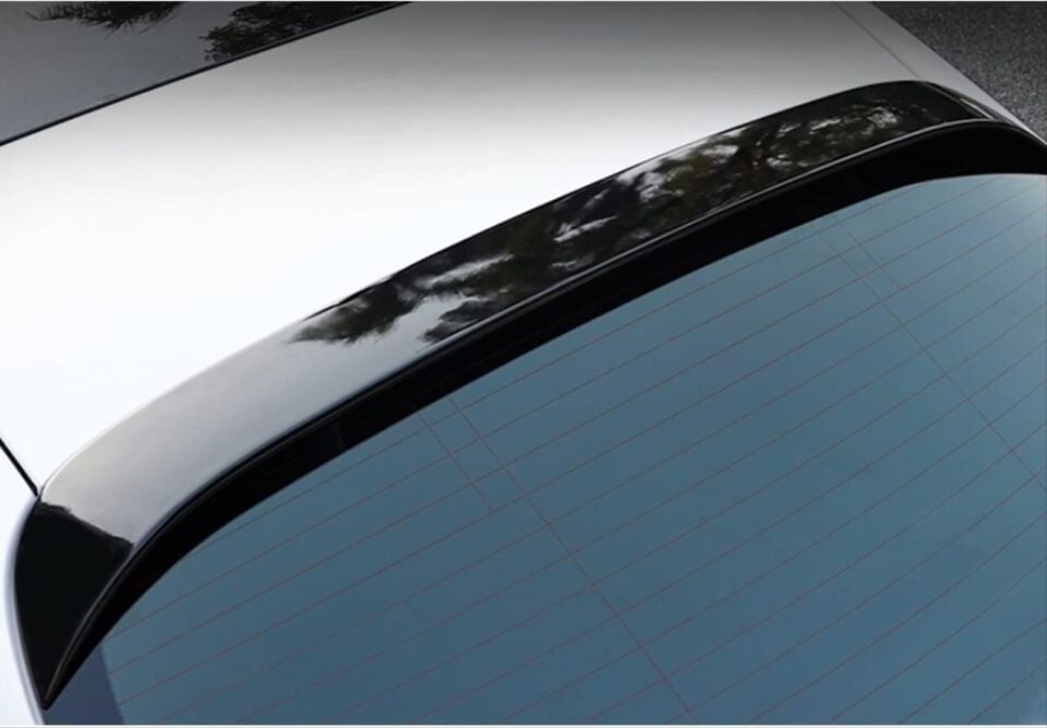 Mercedes W206 C Serisi Cam Üstü Spoiler Piano Black