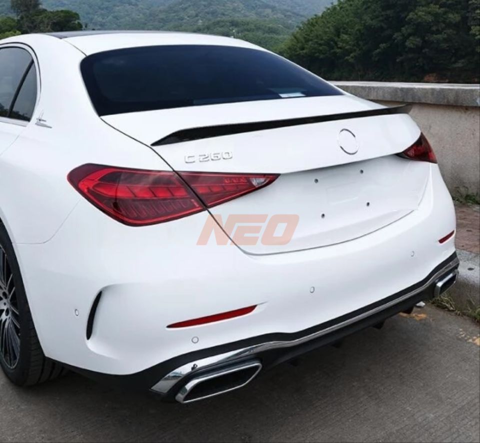 Mercedes W206 C Serisi C63S Bagaj Üstü Spoiler Piano Black