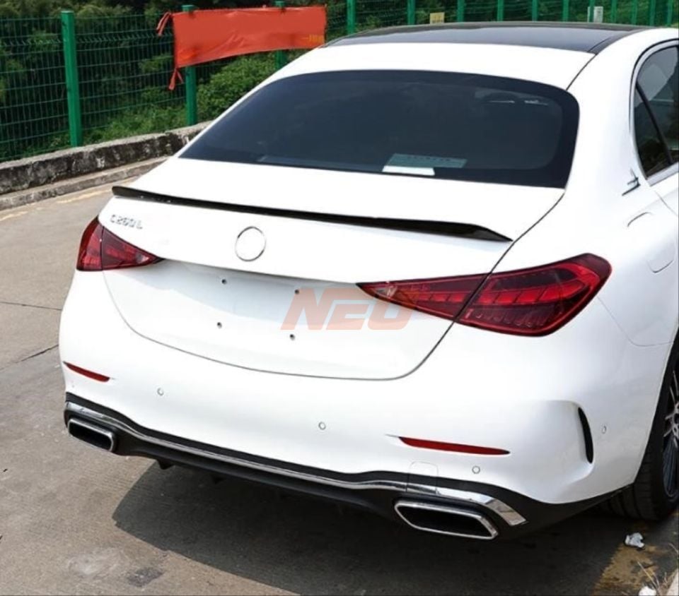 Mercedes W206 C Serisi C63S Bagaj Üstü Spoiler Piano Black