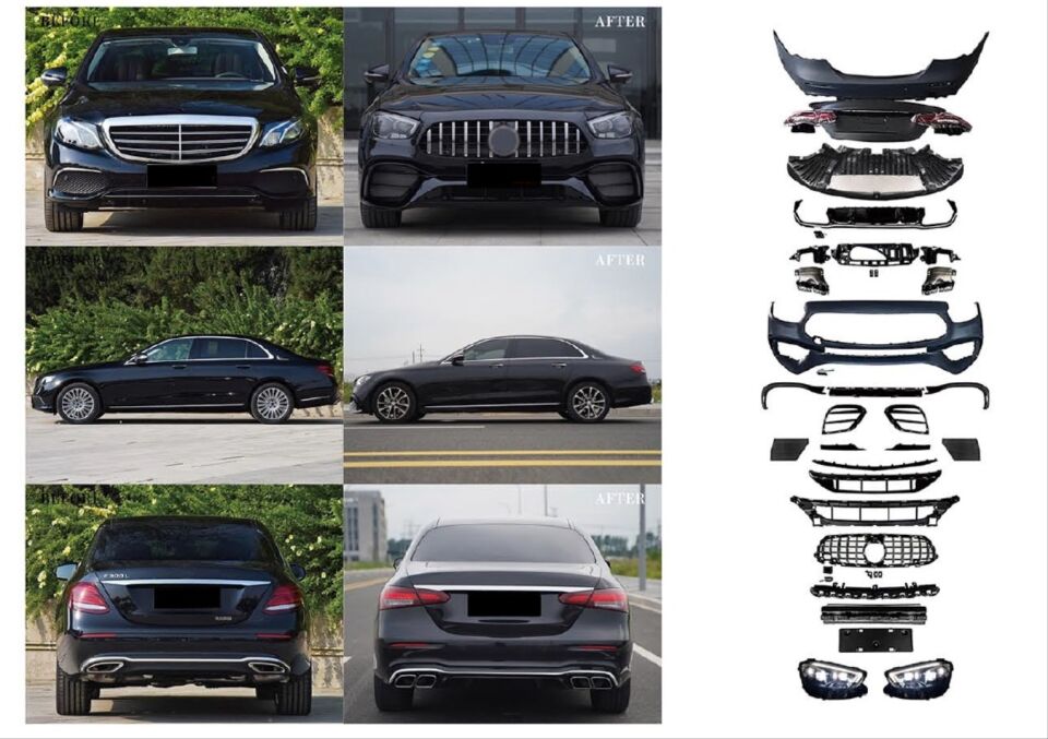 Mercedes E Serisi W213 (16-20) için 2020+ E63 AMG Facelift Body Kit