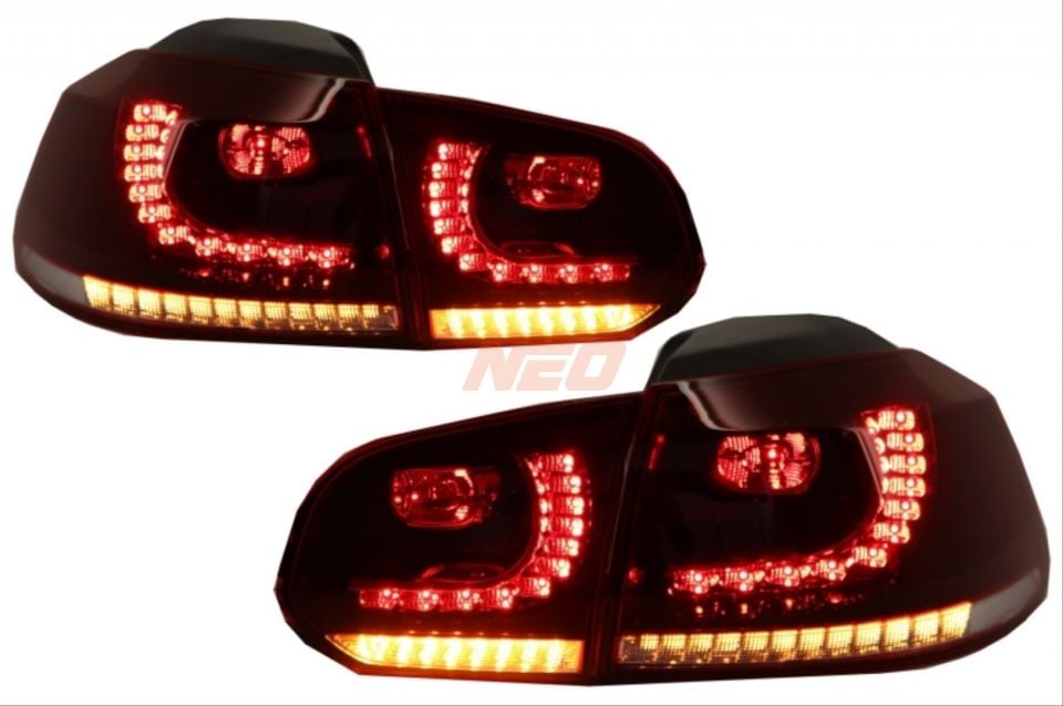 Volkswagen Golf 6 2008-2013 R20 LED Stop Seti (Kiraz Kırmızısı)