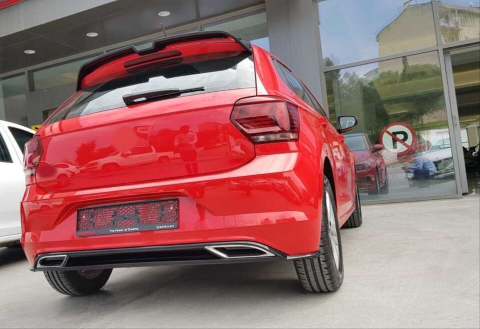 VW Polo AW Oettinger Tavan Spoyleri Piano Black