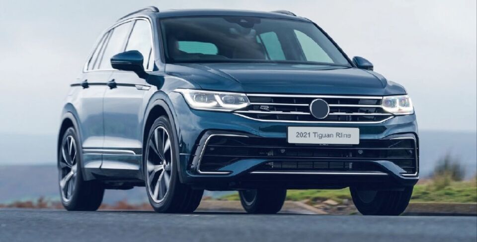 Volkswagen Tiguan 2016-2020 Makyajsız Kasa R-Line Dönüşüm Ön Tampon ve Panjur Seti