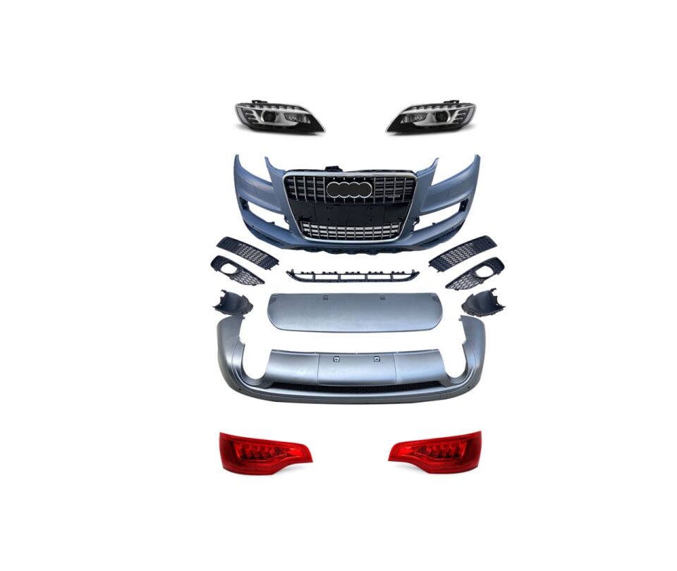 Audi Q7 4L (05-09) için 2010+ Makyajlı Kasa Dönüşüm Kiti