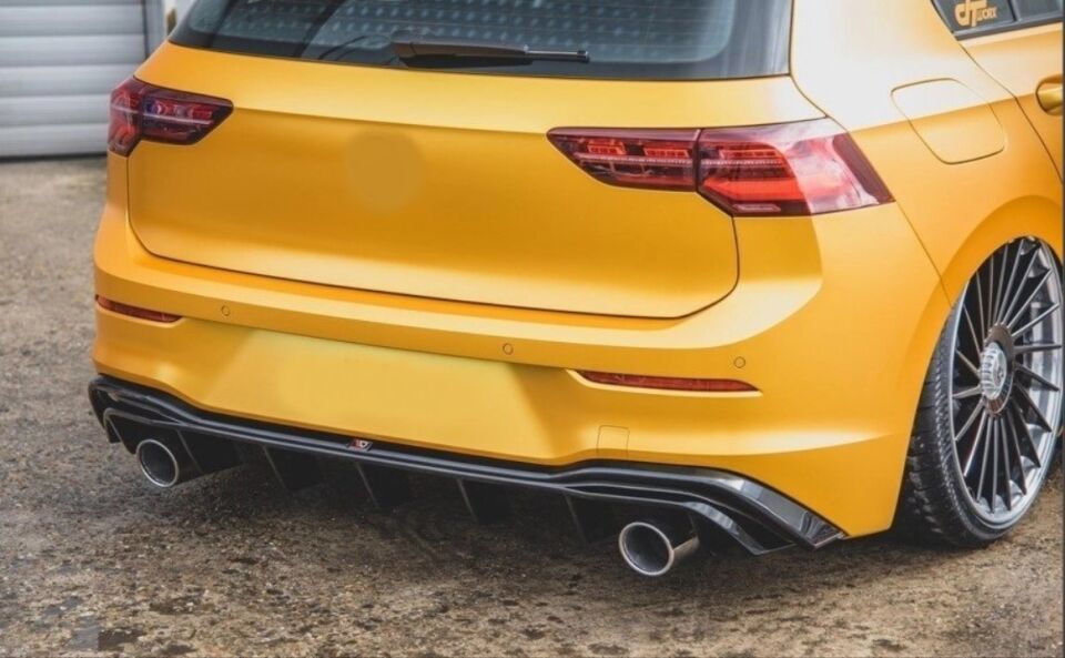 VW Golf 8 GTI Difüzör ve Egzoz Seti (Standart Tampon Uyumlu)