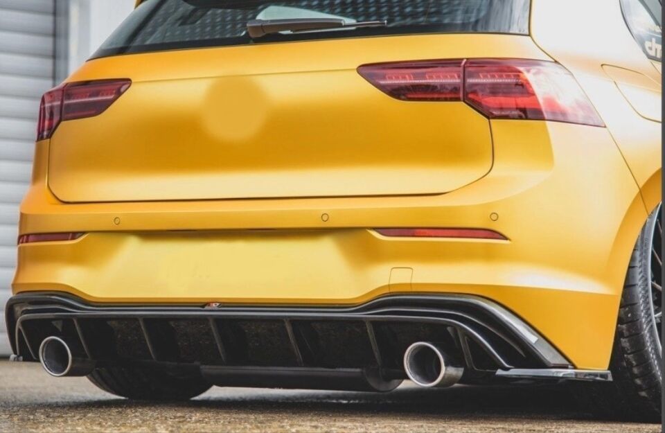 VW Golf 8 GTI Difüzör ve Egzoz Seti (Standart Tampon Uyumlu)