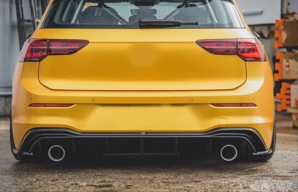 VW Golf 8 GTI Difüzör ve Egzoz Seti (Standart Tampon Uyumlu)