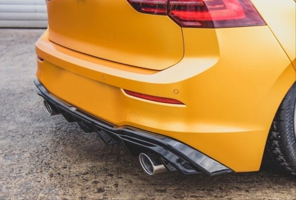 VW Golf 8 GTI Difüzör ve Egzoz Seti (Standart Tampon Uyumlu)