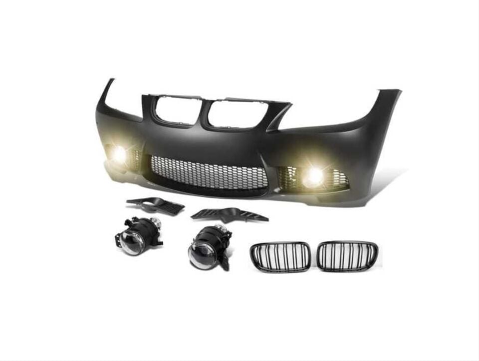 BMW 3 Serisi E90 LCI M3 Ön Tampon ve Panjur Seti (2009-2011)