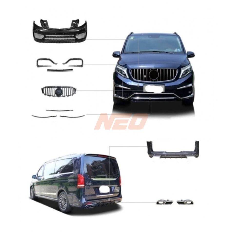 Mercedes Vito W447 (16+) için V-Class Maybach Dönüşüm Kiti
