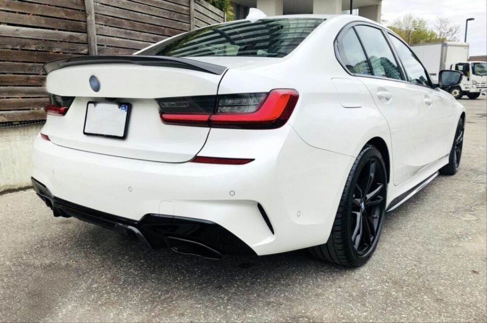 BMW 3 Serisi G20 3.40i Difüzör ve Siyah Egzoz Seti (M-Sport) (2019+)