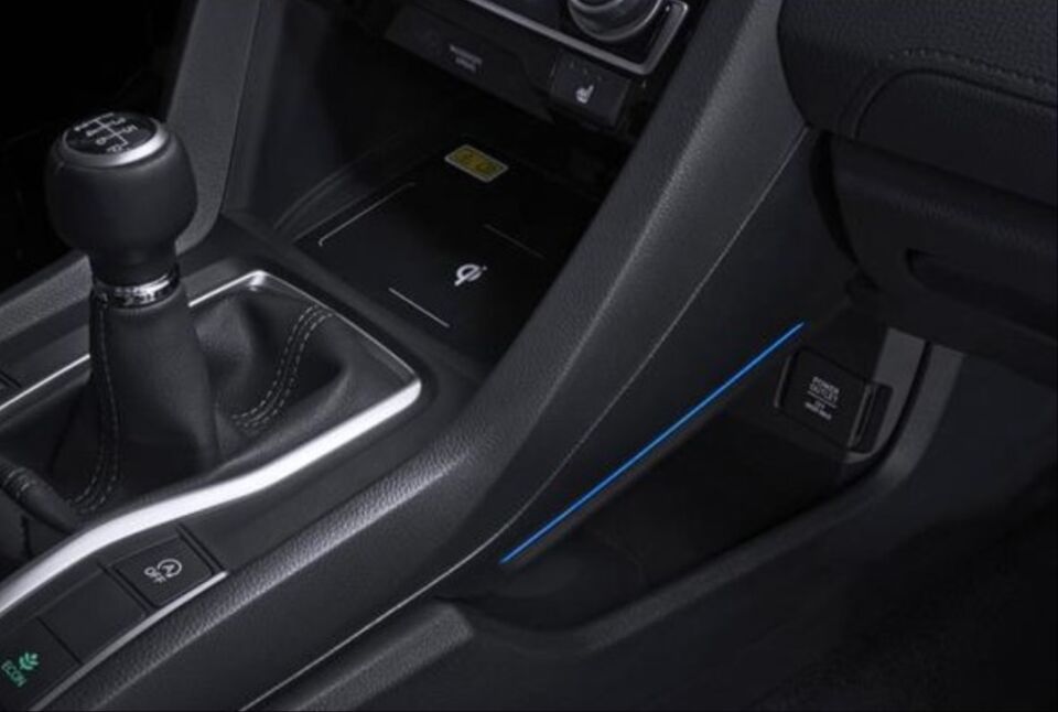 Honda Civic FC5/FK7 2016-2021 Mavi Vites Konsolu Ambiyans Aydınlatma Seti