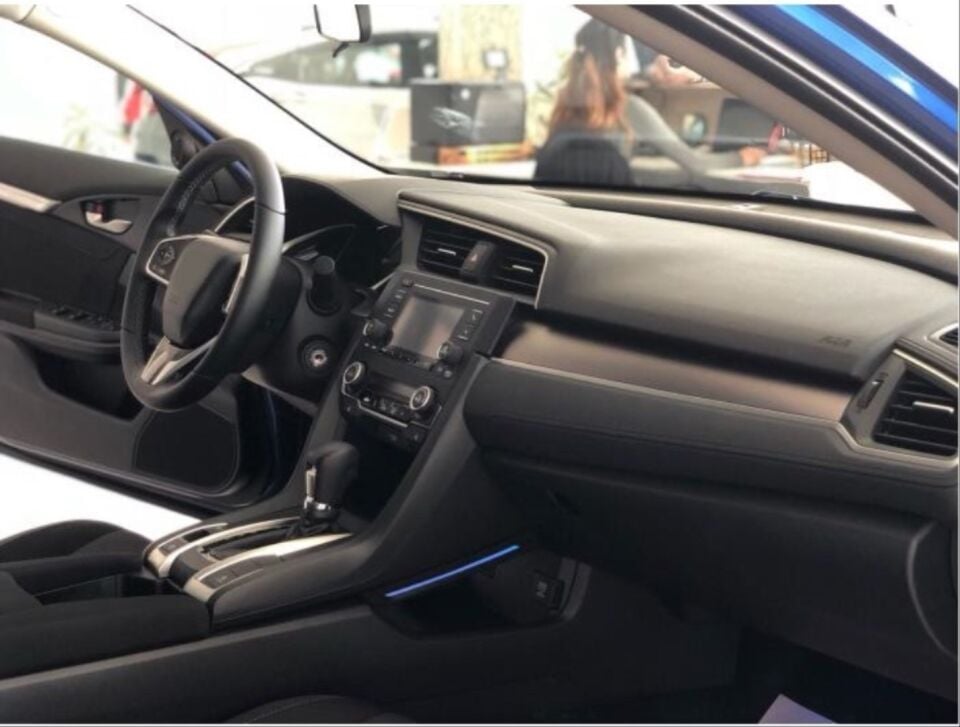 Honda Civic FC5/FK7 2016-2021 Mavi Vites Konsolu Ambiyans Aydınlatma Seti