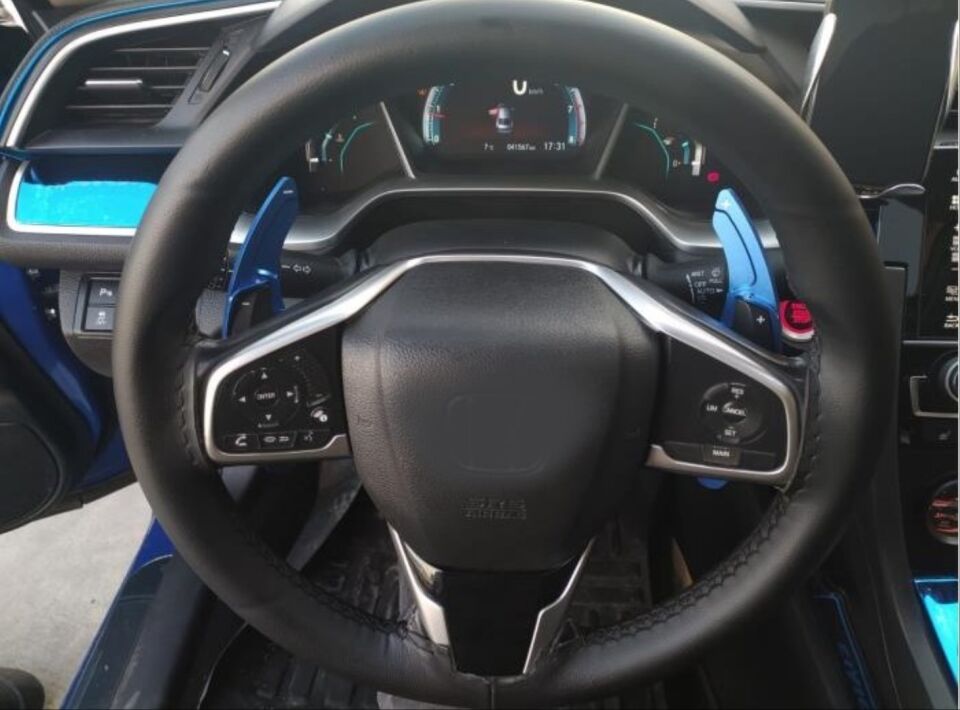 Honda Civic (FC5) / CR-V (17-22) Mavi Alüminyum F1 Vites Kulaçık Seti