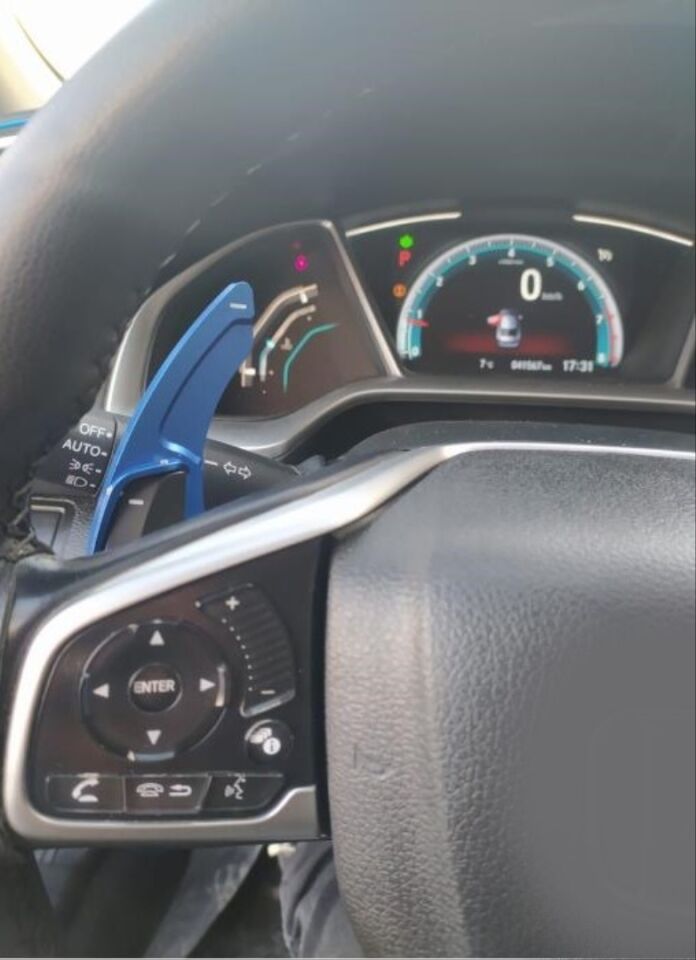 Honda Civic (FC5) / CR-V (17-22) Mavi Alüminyum F1 Vites Kulaçık Seti