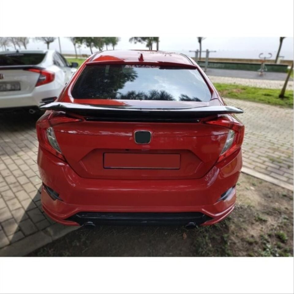 Honda Civic FC5 2016-2021 Si/Turbo Boyasız Bagaj Spoyleri