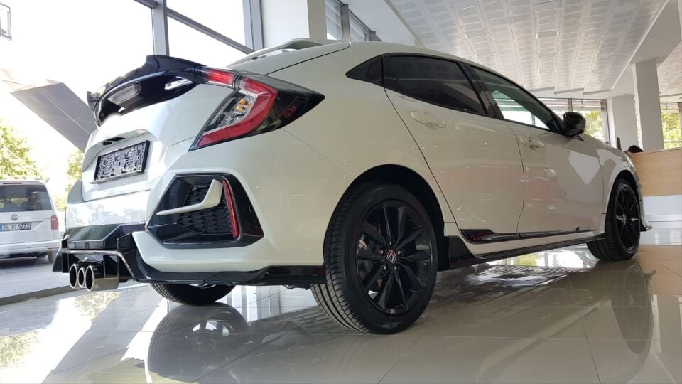 Honda Civic Hatchback FK7 2017-2021 DTO Tavan Spoyleri (Boyasız)