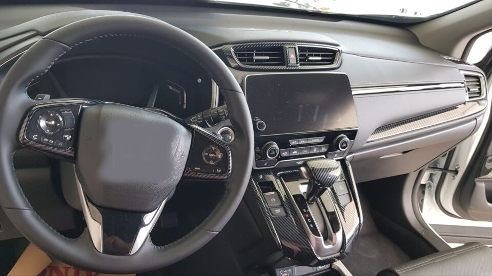 Honda CR-V (17-22) / Civic (16-21) Karbon Fiber Desenli Direksiyon Kaplama Seti