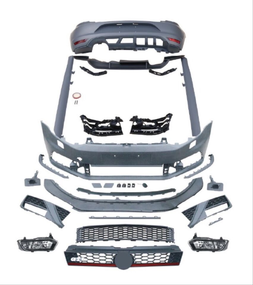 Volkswagen Polo 6R için 6C GTI Komple Facelift Body Kit Seti