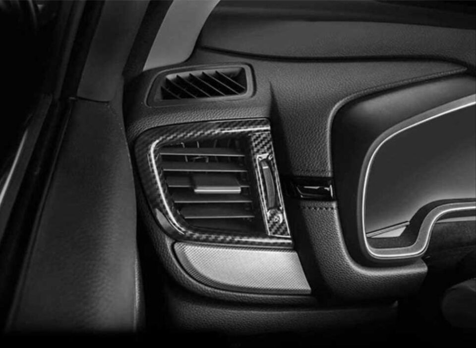 Honda CR-V 2017-2022 Karbon Fiber Desenli Orta Havalandırma Çerçeve Seti
