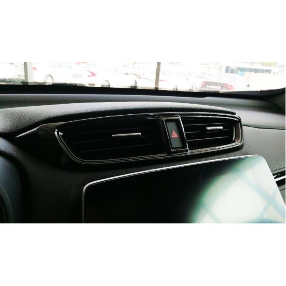 Honda CR-V 2017-2022 Karbon Fiber Desenli Orta Havalandırma Çerçeve Seti