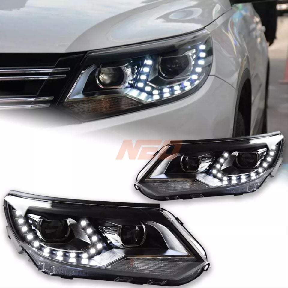 Volkswagen Tiguan 2011-2016 R-Line Stil LED Far Seti (Halojen Uyumlu)
