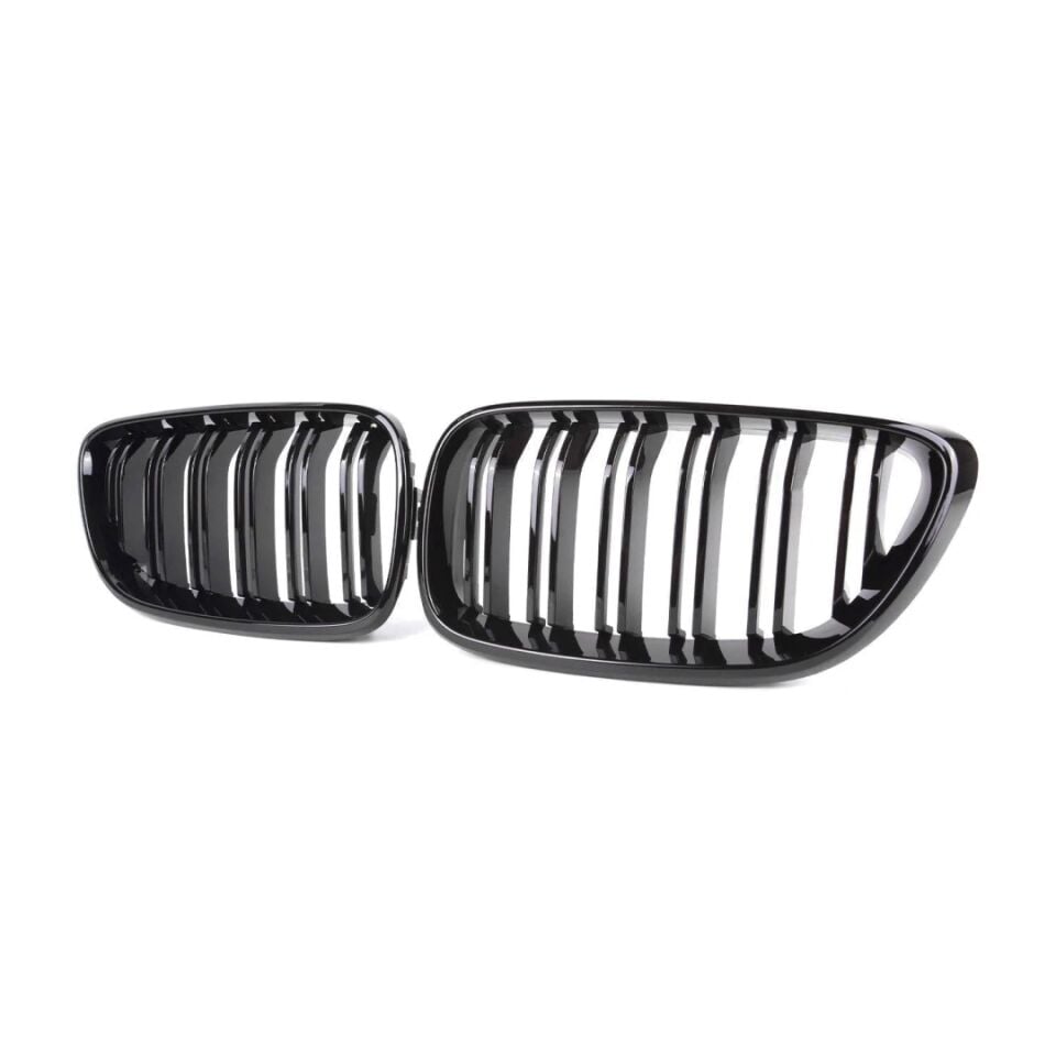 BMW 2 Serisi F22 Çift Çizgi M2 Panjur/Böbrek - Piano Black