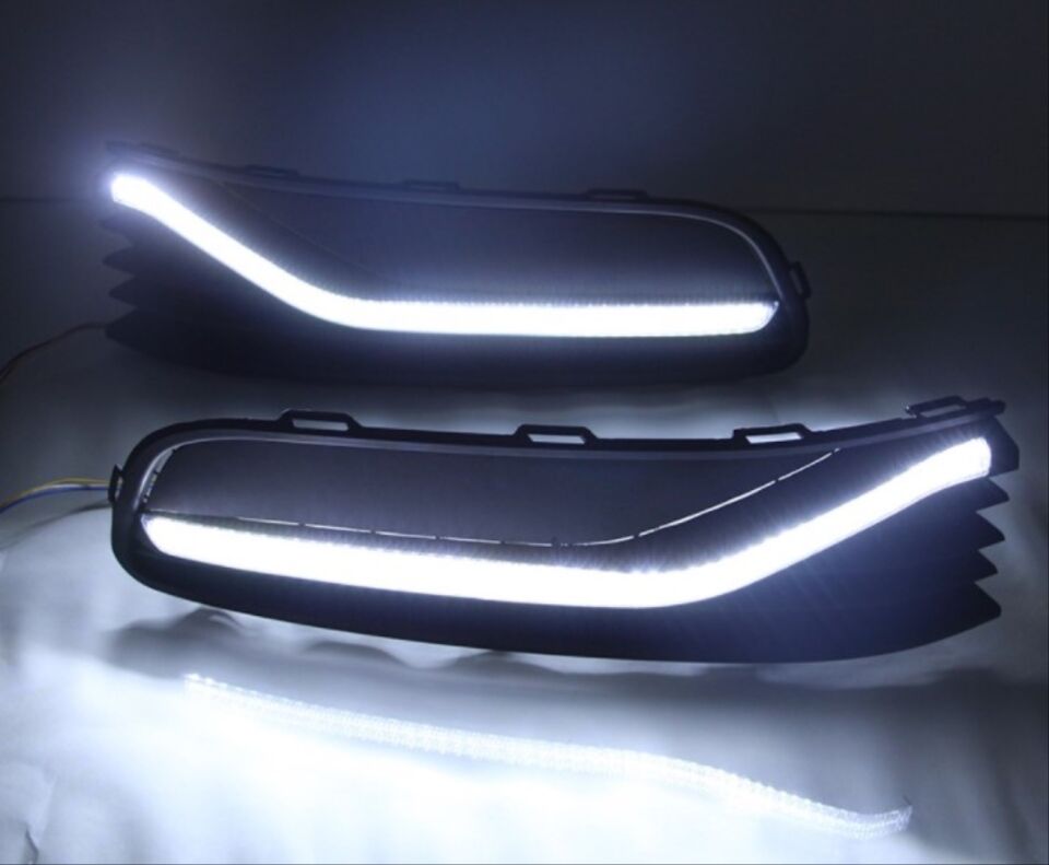 Volkswagen Polo 6C 2014-2017 Sinyalli LED Gündüz Farı Seti