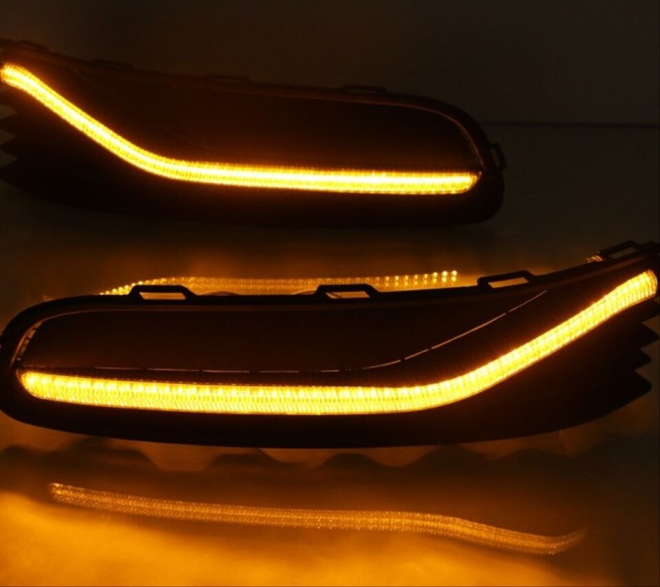 Volkswagen Polo 6C 2014-2017 Sinyalli LED Gündüz Farı Seti