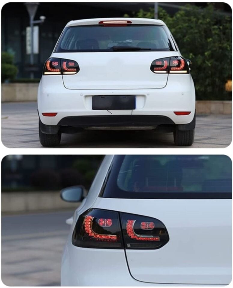 Volkswagen Golf 6 2008-2013 R20 LED Stop Seti (Füme)
