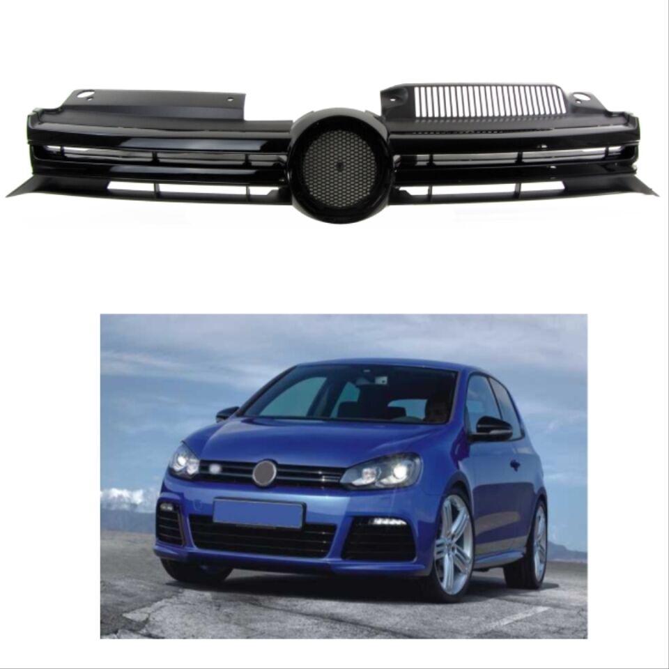 Volkswagen Golf 6 (Mk6) R  Ön Panjur Piano Black