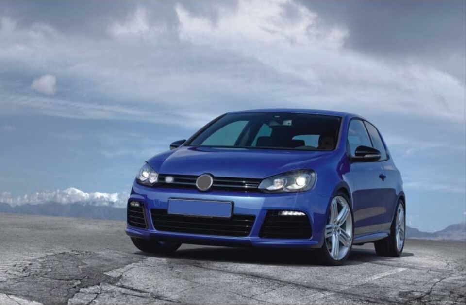 Volkswagen Golf 6 (Mk6) R  Ön Panjur Piano Black