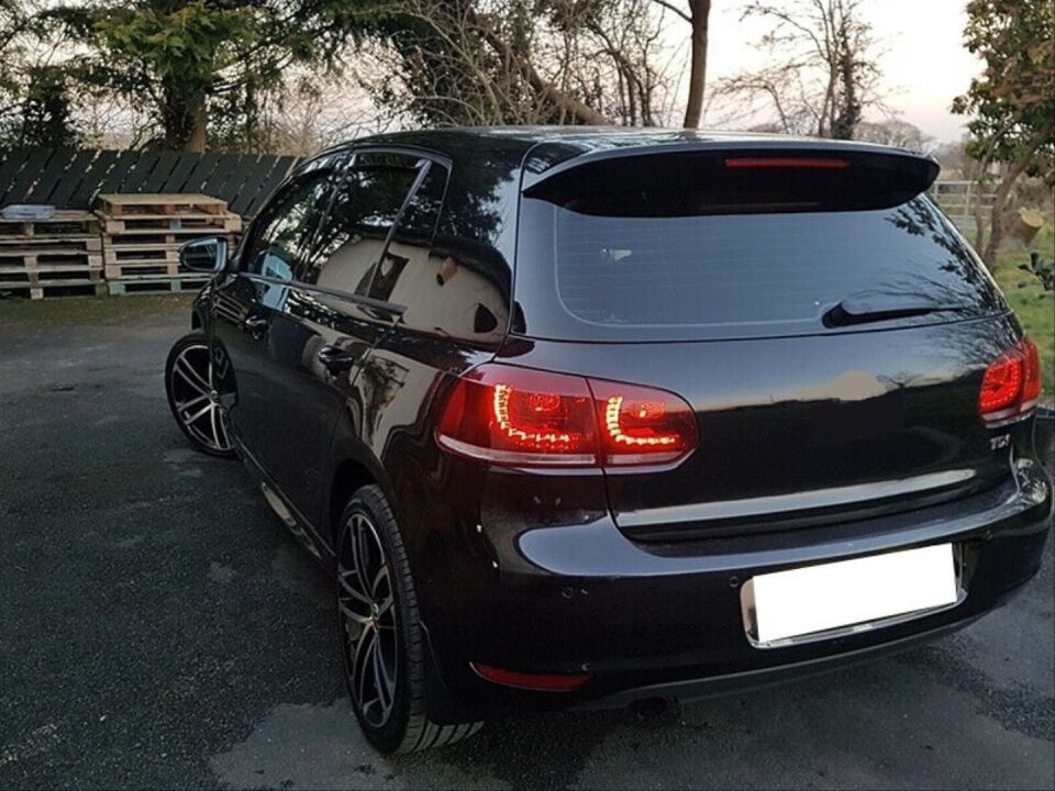 Volkswagen Golf 6 (Mk6) GTI/R  Tavan Spoyleri Eklentisi Piano Black