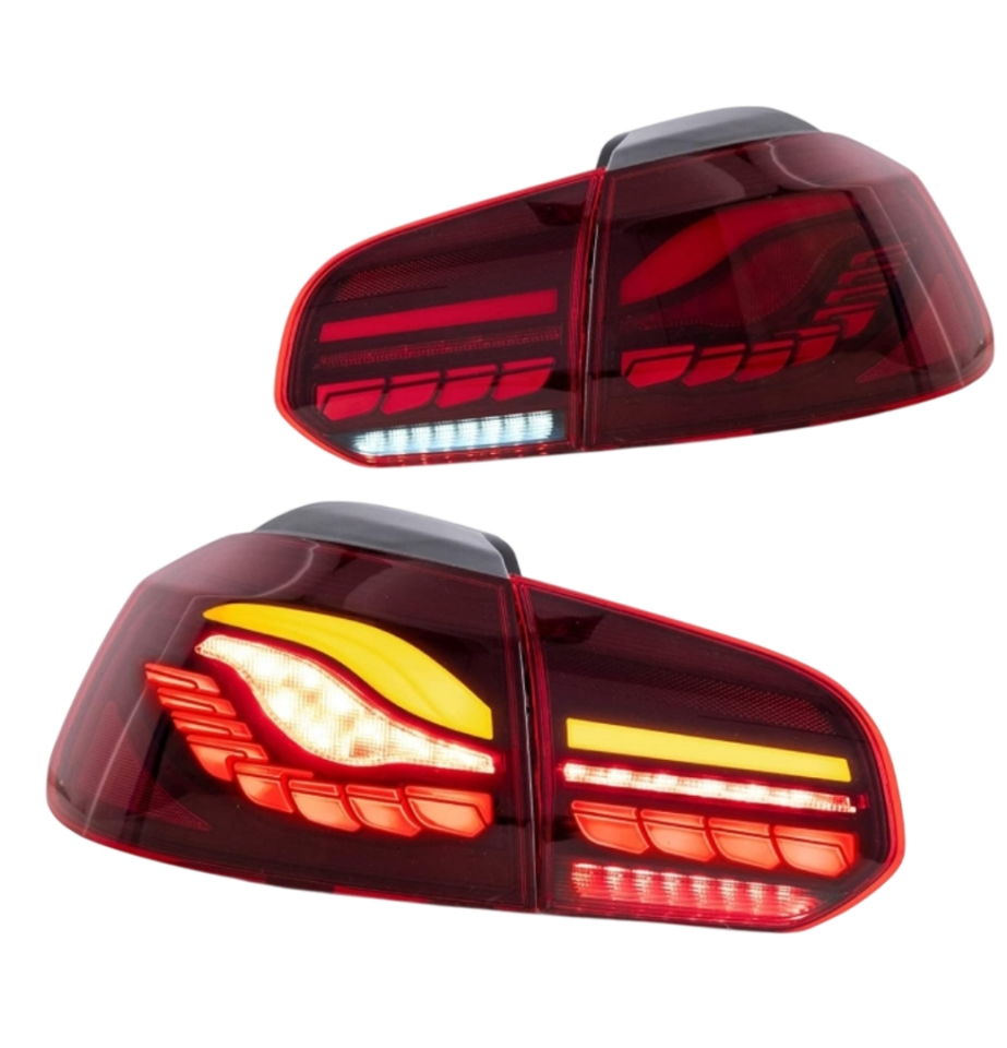 Volkswagen Golf 6 (Mk6) Dragon Dinamik Sinyalli Kırmızı LED Stop Takımı