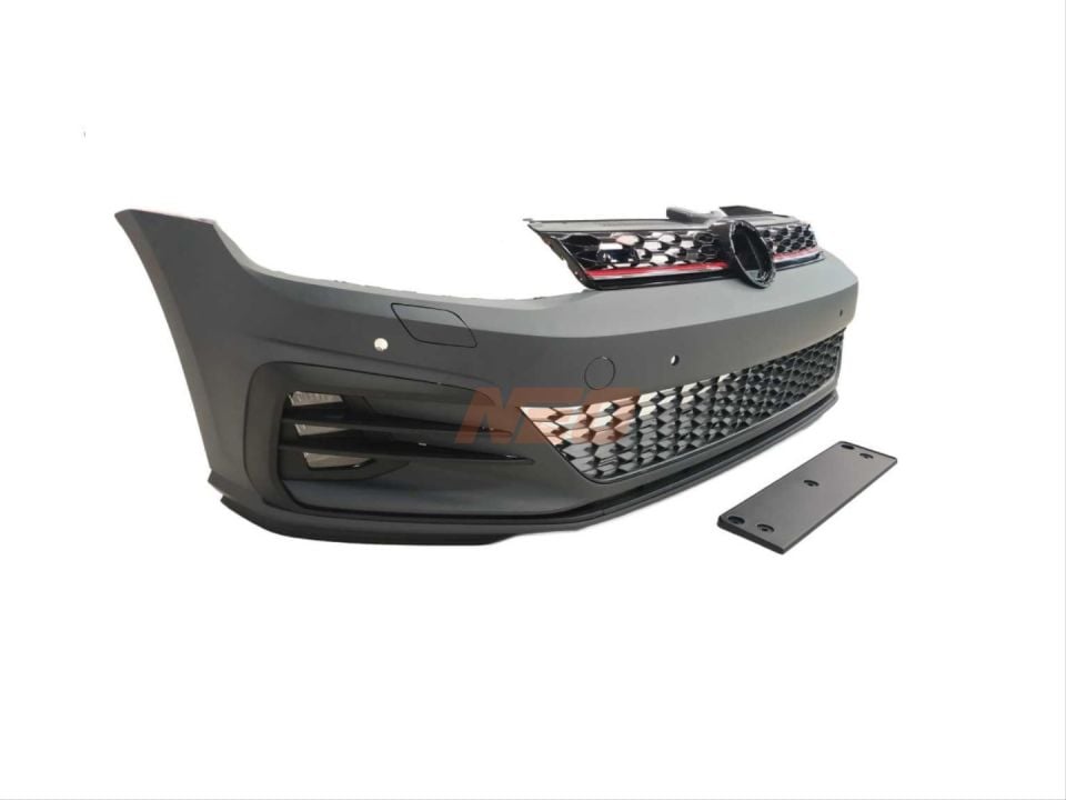 VW Golf 7.5 (17-20) GTI Stil Ön Tampon ve Panjur Seti
