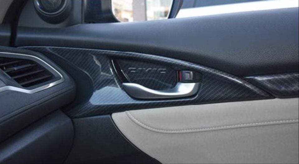 Honda Civic FC5 Kapı İç Kolu Karbon Kaplama Seti