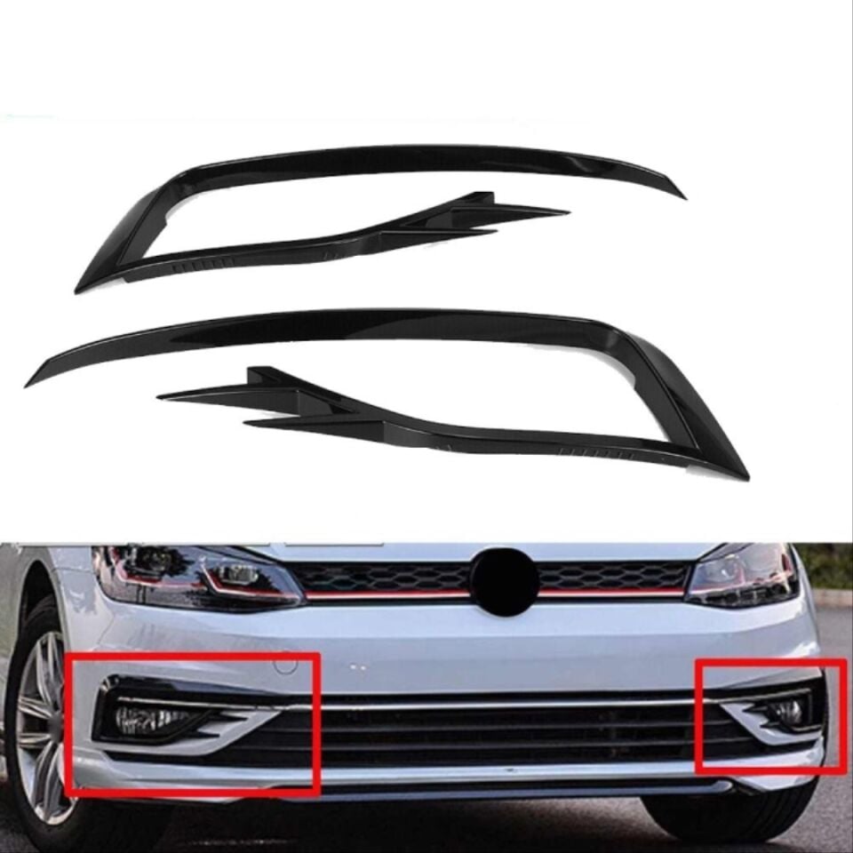VW Golf 7.5 GTI Ön Sis Çerçevesi Kaplama Piano Black