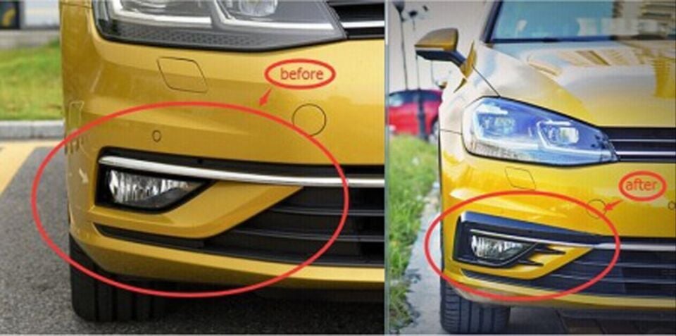 VW Golf 7.5 GTI Ön Sis Çerçevesi Kaplama Piano Black