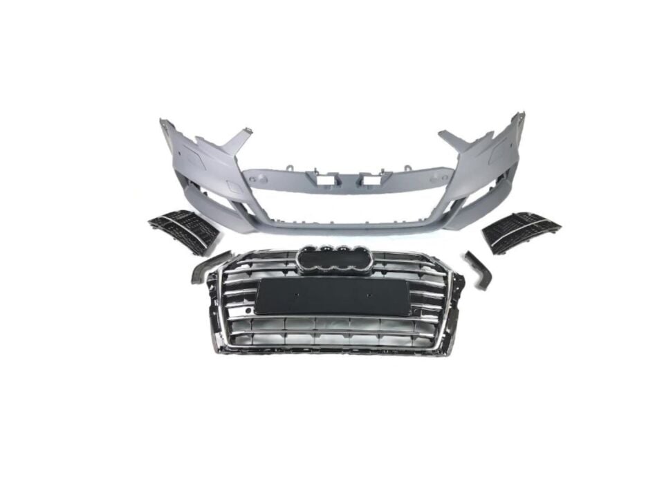 Audi A3 8V Facelift S3 Ön Tampon ve Panjur Seti
